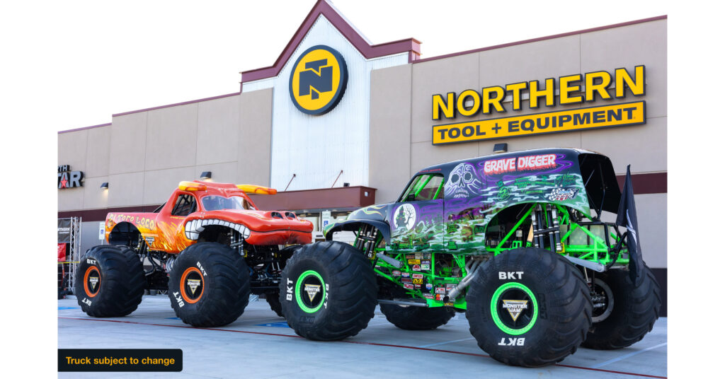 la legendaria camioneta Monster Jam® hará una parada en la tienda grave digger monster jam northern tool and equipment.jpg