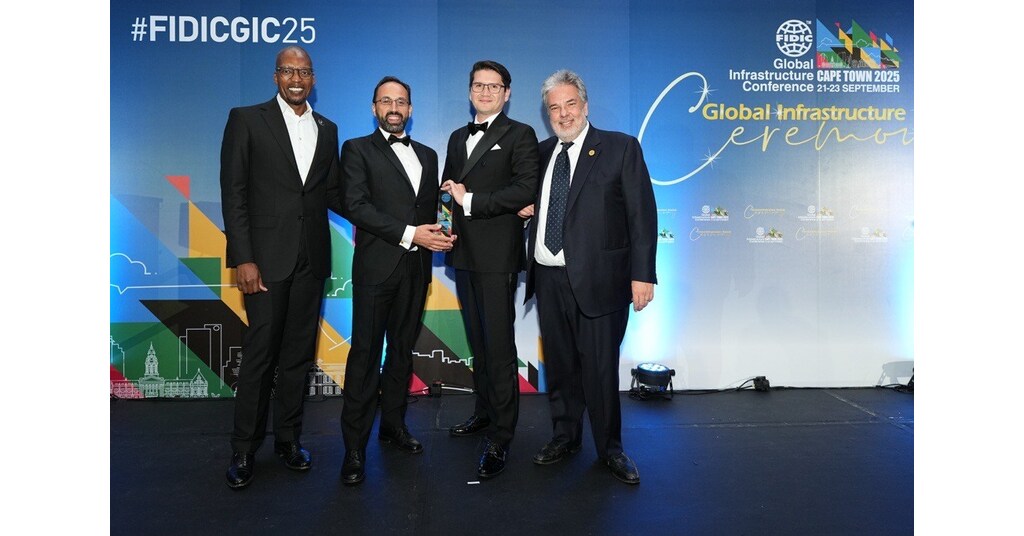 AECOM uppmärksammat vid FIDIC Global Infrastructure Awards för sitt arbete med Norrbotniabanan aecom fidicgic25.jpg