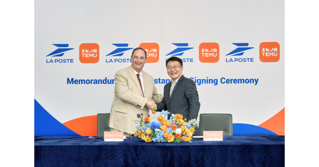 La Poste and Temu Sign MOU through its Colissimo delivery arm la poste.jpg