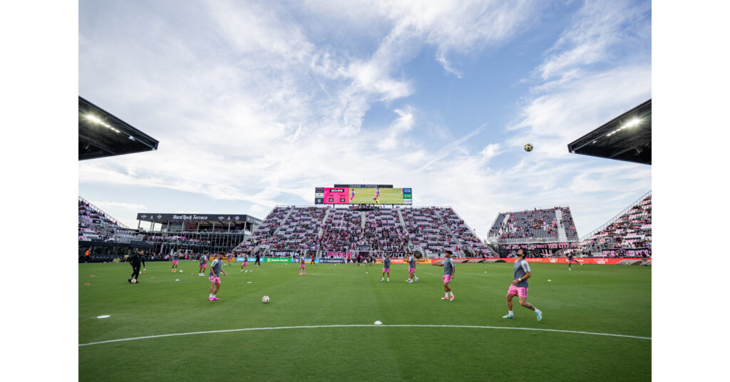 Discount Tire Celebrates Inter Miami CF MLS Cup Championship discount tire inter miami field level.jpg